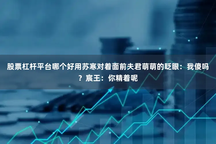 股票杠杆平台哪个好用苏寒对着面前夫君萌萌的眨眼：我傻吗？宸王：你精着呢